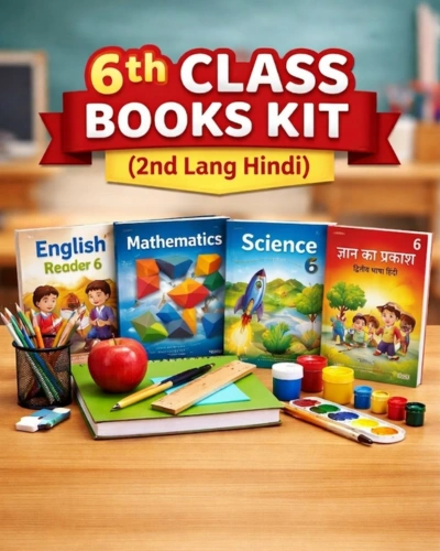 6th Class Books Kit (2nd Lang Hindi)